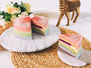 彩虹水果千層蛋糕-無麩質