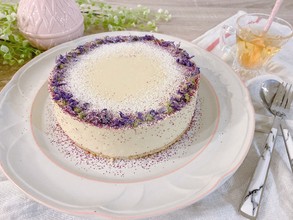 紫羅蘭輕乳酪蛋糕-無麩質