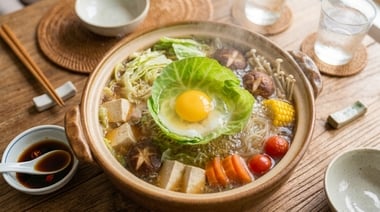 「去高麗菜煮蛋那桌坐！」一片菜葉托住雞蛋，背後藏科學祕密